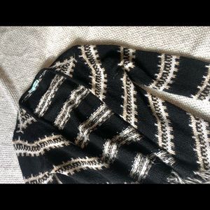 Neutral Fringe Cardigan